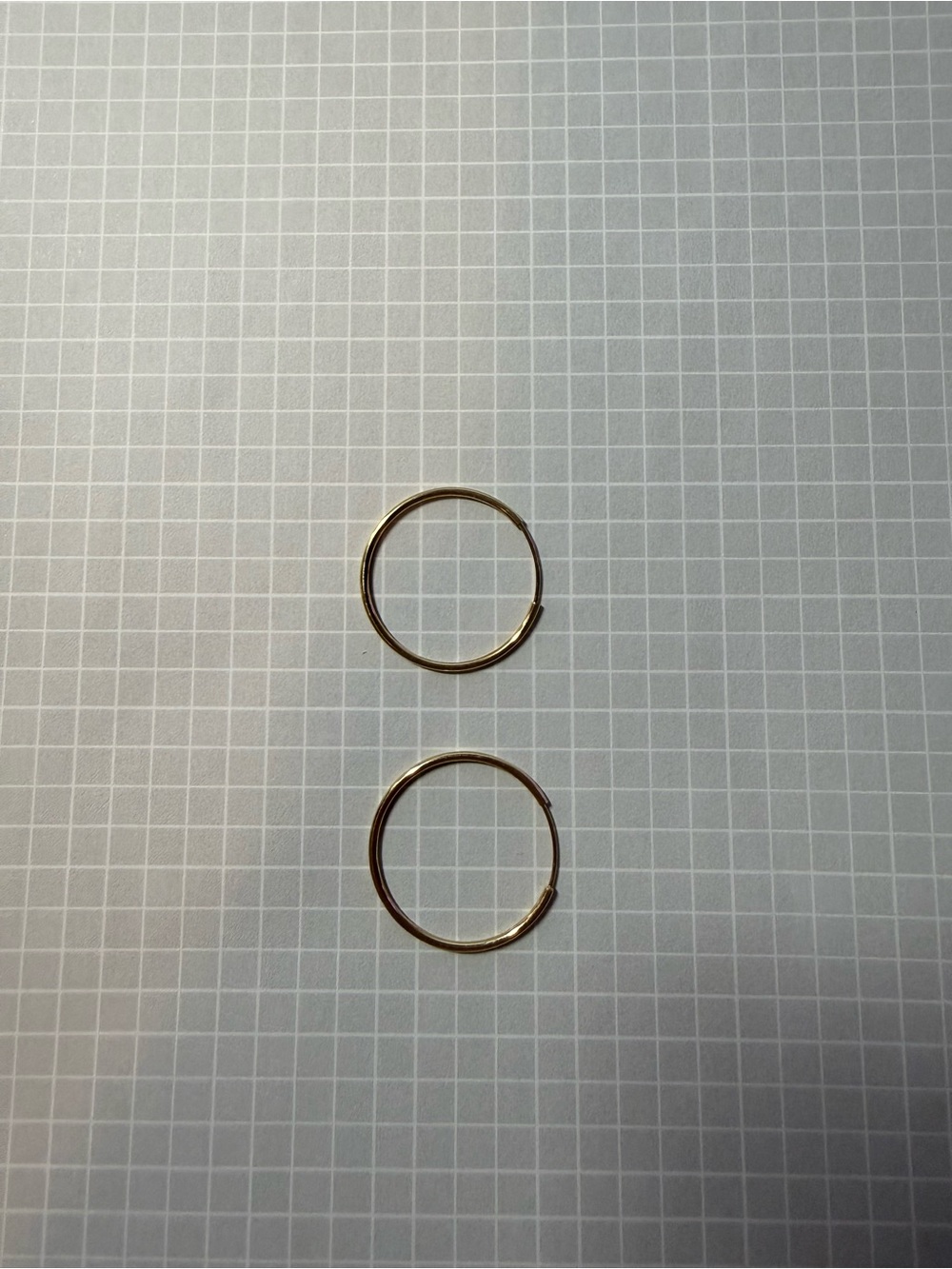 Mejuri 14K solid gold Large Hoops - Picture 5 of 6